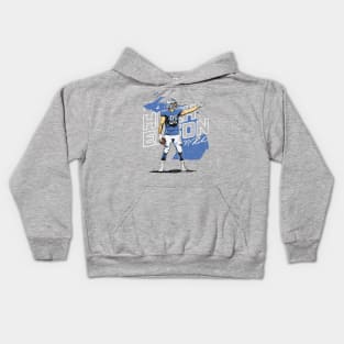 T.J. Hockenson Detroit Player Map Kids Hoodie